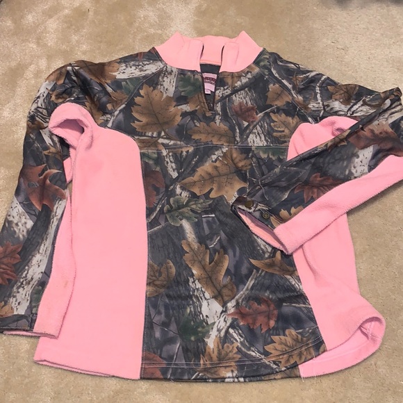 Jackets & Blazers - Pink camo lightweight jacket